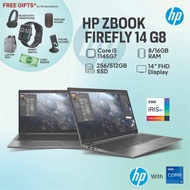 HP ZBook Firefly 14 G8 | Core i7‑1145G7 | 16GB RAM | 512GB SSD | Iris Xe Graphics | 14" FHD Laptop