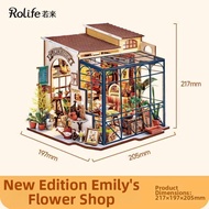 rolife | Corner Bookstore DIY Miniature House Model