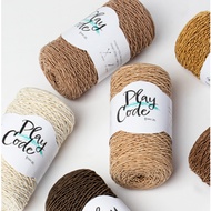 [Play Code] Brand New Code Yarn_1.5mm thick_200g_172m_Code Yarn (Polyester 70% + Recycled Cotton 30%