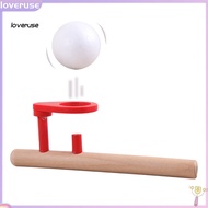 /LO/ Baby Wooden Blow Toy Hobbies Outdoor Funny Sports Foam Balls Floating Kids Game