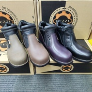 GUZZI PRO Safety 912 Safety Mid Cut Boot Leather Safety Boot Brown Black Shoes Burgundy Black Khaki 