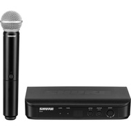 Bộ âm thanh không dây Shure BLX24/PG58 Wireless Handheld Microphone System with PG58 Capsule 1 mic (