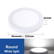 LED Downlight Surface Downlight 18W 24W 30W Black White Lampu downlight siling plaster Home Lighting