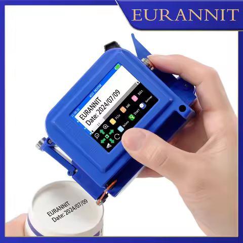 EURANNIT E11 12.7mm/0.5inch Portable Mini Printer Handheld Inkjet Printer unencrypted QR Barcode Ima