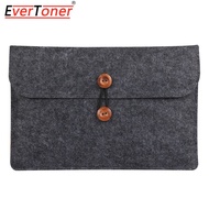 EverToner Felt Softกระเป๋ามีปกสำหรับApple MacBook Air 11 12 Pro 13 15กรณีจอตาแล็ปท็อปAnti-ScratchสำหรับMac Book 13.3นิ้ว