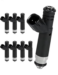 8-Count Fuel Injector Compatible with Ford F-150/E-150/E-250/Explorer 2004-2008, Mercury Mountaineer