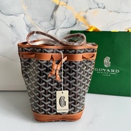 Goyard 水桶包 PetitFlot 經典棕黑