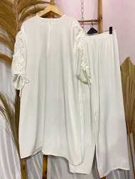 Herlin Setcel Long Tunik Crinkle Airflow || Setcel Long tunik Ld 120