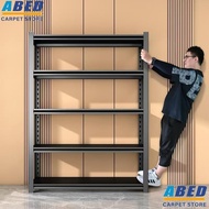 Shelf Rack 3/4/5 Layer Boltless Shelf Height Adjustable Kitchen Rack Book Shelf Storage Metal Rack E