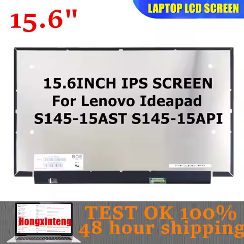 Original 15.6INCH For Lenovo Ideapad S145-15AST S145-15API 81N3 NV156FHM-N4X 1920X1080 IPS LAPTOP LC