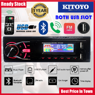 Kitoyo Car MP3 Player Radio Stereo Head Unit Player Bluetooth Player USB/SD Card/AUX-IN/FM 32GB SD Card 1 Year Warranty