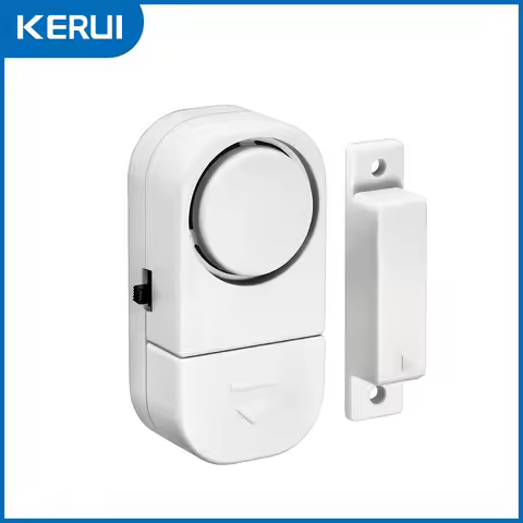 1pc Door Magnetic Sensor Window Alarm 90db Security Wireless Home Window Door Anti-theft Security Al