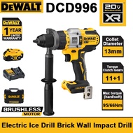 (100% original)Dewalt Cordless Drill DCD996 dewalt cordless drill brushless Electrical Tools Set Electric Screw Driver Equipped with 20V lithium battery Dewalt Tools