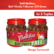 Beli 1 Gratis 1 Delfi Maltitos Cokelat Malt Crunch Choco Ukuran 275 Gram Dapat 2 Toples