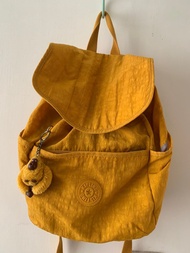Kipling Backpack yellow 背囊 背包 黃