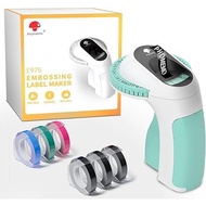 Phomemo E975 3D Embossing Label Maker Machine With 6 Tapes Retro Portable DIY Embossed Label Printer