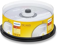 Philips CD-R 800 MB Data (Gbyte/90 Minuten, Multi Speed Recording 25er