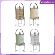 [SimpleloveMY] Iced Beverage Dispenser with Stand and Lid Drink Dispenser for