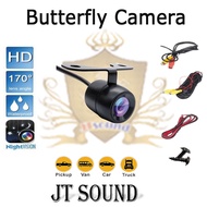 JT SOUND กล้องมองหลังสำหรับกล้องติดรถยนต์ (Butterfly  Camera) กล้องหลังบันทึก กล้องถอย กันน้ำ สายยาว 5 เมตร