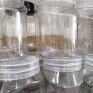 [Harga Borong ] Balang plastik raya biskut jen BP/年饼罐 包装 Plastic jam jar Cookies Jar storage jar with transparent cover