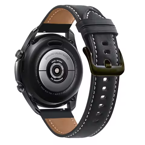 20mm 22mm Leather Strap For Huawei Watch 3-4 Pro Band for Samsung Galaxy Watch 3 41/45mm 4 5 6 7 40/