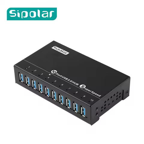 Sipolar A-103 Ultra high Speed 10 port usb 3.0 hub multi charger hub splitter for computer accessory