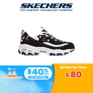 Skechers Women Sport D'Lites 1.0 Shoes - 149466-BKW