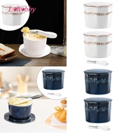 [Lohobby] Butter Crock Tableware French Butter Keeper for Fridge Countertop Restaurant
