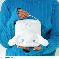 Japan HMV special sanrio CINNAMOROLL faux leather quilted cosmetic makeup train pouch box carrier