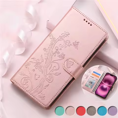 Embossing Leather Flip Phone Case For Huawei Honor X9D Magic 8 7 5 Lite X5C X5B Plus X9B X9A X8B X8C