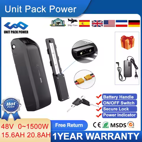 48V 15.6Ah 20.8Ah Hailong 21700 Lithium Battery Pack LG Original Cells 30-45A BMS High Capacity Rech