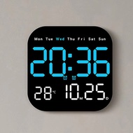Digital Clock with Date Digital LED Calendar with Remote Control Battery Operated Multifunction Digi