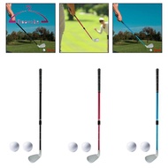 [deevoka] Golf Practice Iron 53.5-90cm Adjustable Portable Anti Slip TPE Grip for Family,