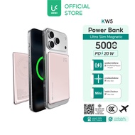 [CCC] UKIKI Powerbank บางที่สุด แบตสํารอง Magnetic 5000mAh Mini พาวเวอร์แบงไร้สาย พาวเวอร์แบงค์