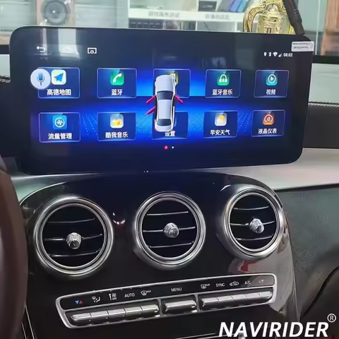 For Benz C class C200 W205 C250 C180 C260 Android 13 Screen Car Multimedia Video Player Stereo Bluet