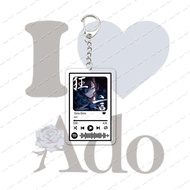 Popular Singer Ado Keychains Usseewa Show Odo AiAiA Charm Keychains for Accessorie bag Pendant Fans 