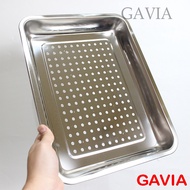 Stainless Steel Hollow Hole Tray/ Stainless Steel Hole Tray/ GAVIA KL Stainless Steel Strainer Tray/