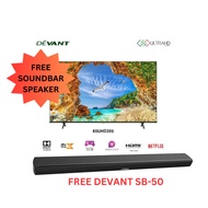 DEVANT 65QUHV05 65 inch Ultra HD (UHD) 4K Quantum Smart TV - Netflix, YouTube and FREE Soundbar