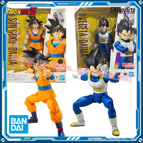 In Stock 100% Original BANDAI S.H.Figuarts Vegeta SHF Son Goku Daima Dragon Ball Anime Action Collec