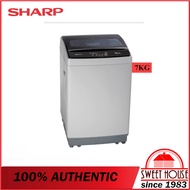 Sharp 15KG Fully Auto Top Load Washing Machine ESX156  Intelligent Waterfall System  Mesin Basuh