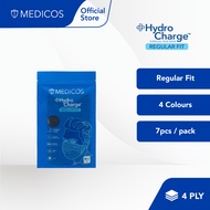 MEDICOS HydroCharge™ Regular Fit 4 Ply Surgical Face Mask - Assorted Color (7 Pcs)