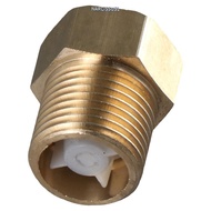 NARCISSUS1Y7KJ Check Valve, Gold Brass One-way Valve, Non Return Ozone Resistance 1/2" Female to Mal