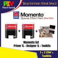 Nippon Paint Momento Set (Primer 1L + Designer Series Rust Box 1L + Toolkit)