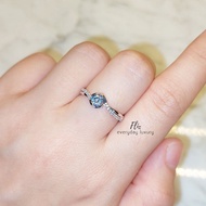 Fliz - ATTRACT Ring - Classic 925 S925 Silver925 Adjustable Solitaire Ring CS20378