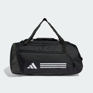 Adidas กระเป๋าเดินทางขนาดเล็ก Essentials 3-Stripes Duffel Bag Small | Black/White ( IP9862 )