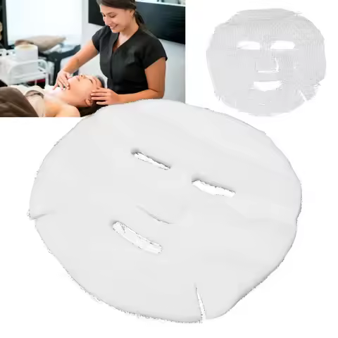 Gauze Facial Mask Strong Permeability Water Absorption Disposable Face Mask Sheets 50pcs Gauze Skin