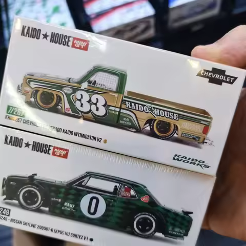 New Hot Kaido House + Minigt Chevrolet Silverado Nissan Skyline 2000gt-R (Kpgc10) Cortez V1 Alloy Ca