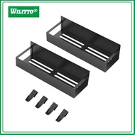 Magnetic Storage Rack Large Capacity Magnetic Spice Rack for Fridge Rustproof Kitchen Organizer