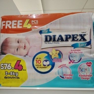 Diapex diapers baby pampers tape size S