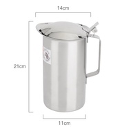 YQ25 304Stainless Steel Cold Water Bottle Household Large Capacity Zebra Sign Water Pitcher Restaurant Kettle Jug Teapot